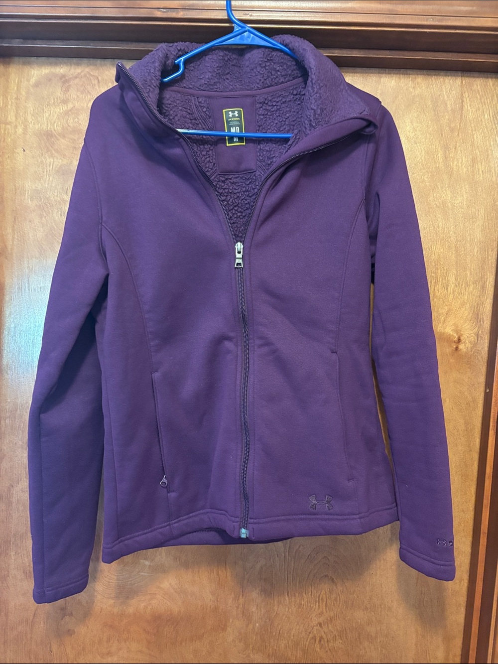 Under Armour Women’s Purple Full-Zip Fleece Jacket